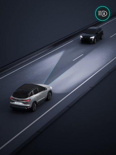LED matrix vision - Renault Austral full hybrid E-Tech
